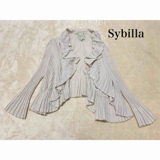 シビラ(Sybilla)のSybilla シビラ　プリーツボレロ　カーディガン(カーディガン)