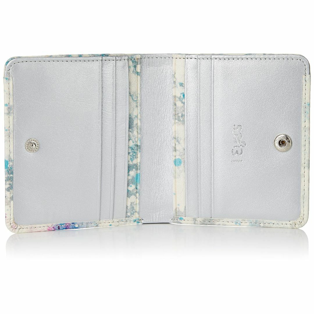 [アイアイズ] 二つ折り財布 誰かの為の青 レディース ブルーグレー レディースのバッグ(その他)の商品写真
