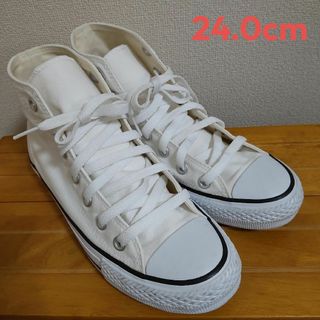 コンバース(CONVERSE)のコンバース ネクスター ハイカット 24cm ホワイト(スニーカー)