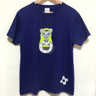 ランドリー(LAUNDRY)のLAUNDRY ランドリー 半袖Tシャツ M パープル マトリョーシカ 匿名配送(Tシャツ/カットソー(半袖/袖なし))