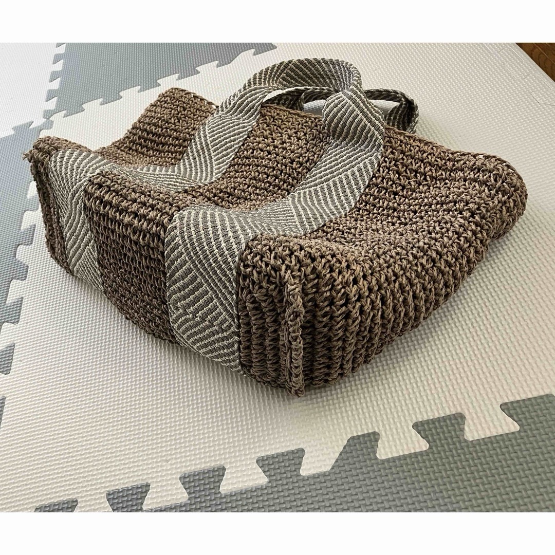 しまむら(シマムラ)のバッグ　編みバッグ　夏 レディースのバッグ(ハンドバッグ)の商品写真