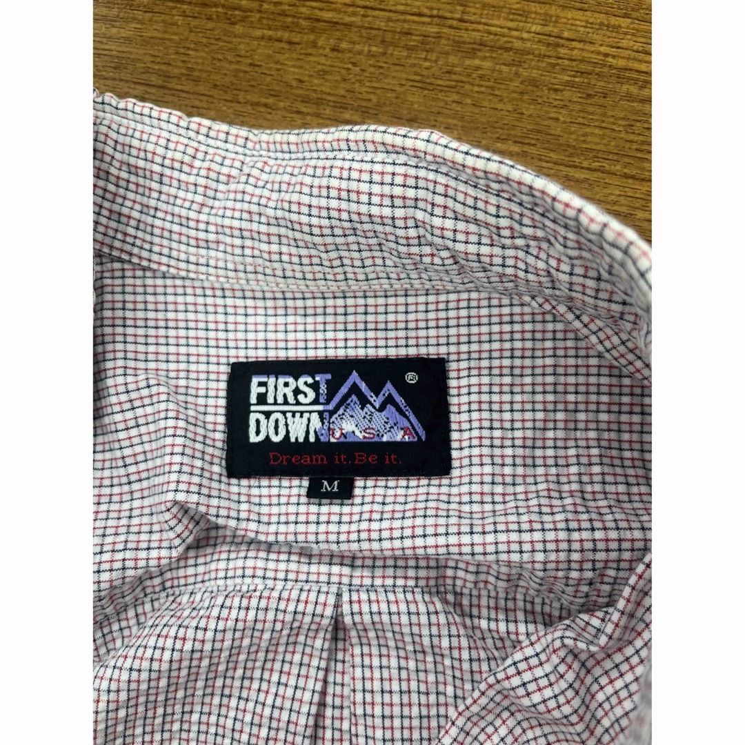 FIRST DOWN(ファーストダウン)のK977 FIRST DOWN チェックシャツ 柄シャツ メンズのトップス(シャツ)の商品写真