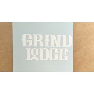 GRIND LODGE グラインドロッヂ ステッカー◆マットホワイト◆(その他)