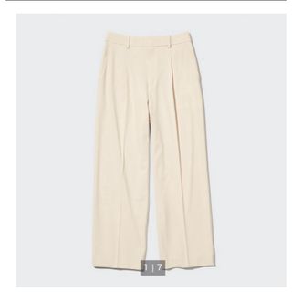 ユニクロ(UNIQLO)のUNIQLO タックワイドパンツ S (カジュアルパンツ)