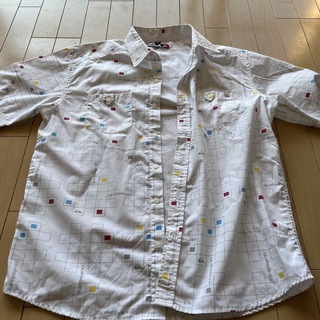 クイックシルバー　半袖シャツ　M(Tシャツ/カットソー(半袖/袖なし))