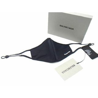 バレンシアガ(Balenciaga)の■新品■未使用■ BALENCIAGA バレンシアガ ナイロン×ポリウレタン 表記サイズ 15×22cm フェイス マスク ブラック系 BB6837ｱZ(その他)