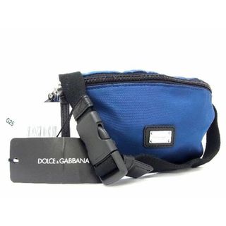 ドルチェアンドガッバーナ(DOLCE&GABBANA)の■新品■未使用■ DOLCE&amp;GABBANA ドルチェ&amp;ガッバーナ ナイロン ウエストバッグ ウエストポーチ ショルダー ブルー系 AI6673sZ(ビジネスバッグ)