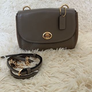 コーチ(COACH)のCOACH /コーチ チェーンショルダーバッグ レザー(ショルダーバッグ)