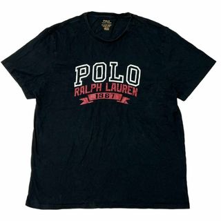 ポロラルフローレン(POLO RALPH LAUREN)のポロラルフローレン 半袖Tシャツ ロゴT シングルステッチ 黒 e23(Tシャツ/カットソー(半袖/袖なし))