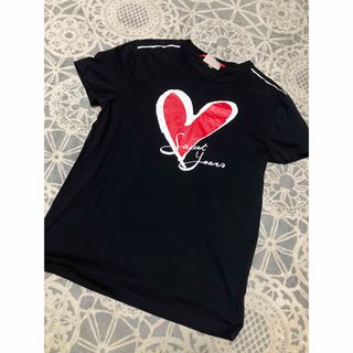 スウィートイヤーズ(SWEET YEARS)のsweet years スウィートイヤーズ　ハート　Ｔシャツ　ブラック(Tシャツ/カットソー(半袖/袖なし))