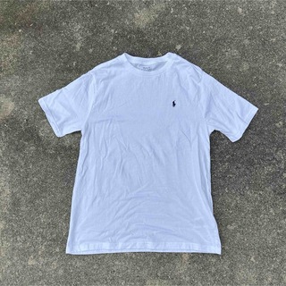 ポロラルフローレン(POLO RALPH LAUREN)のPOLO RALPH LAUREN シンプル　ロゴ　tシャツ　定番　ホワイト(Tシャツ/カットソー(半袖/袖なし))