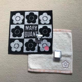 マリークワント(MARY QUANT)の★新品★ MARY QUANT (マリークワント) タオルハンカチ ２点セット(ハンカチ)