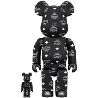 MEDICOM TOY - Bearbrick MCM BLACK Ver. 100% & 400%