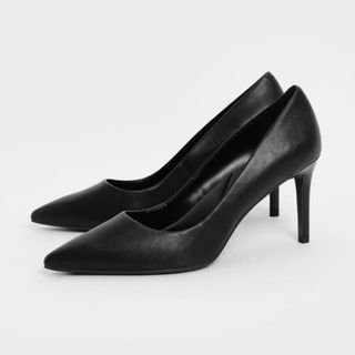 CHARLES & KEITH ポインテッドトゥ スティレットパンプス 22.5