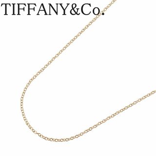 Tiffany & Co. - ティファニー チェーン ネックレス 64cm AU750YG 新品仕上げ済 TIFFANY【16583】