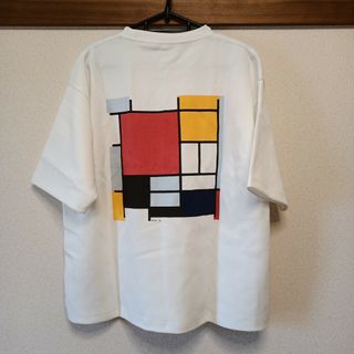 Design Tshirts Store graniph - グラニフ graniph ピエト・モンドリアン コンポジション ビッグ Tシャツ