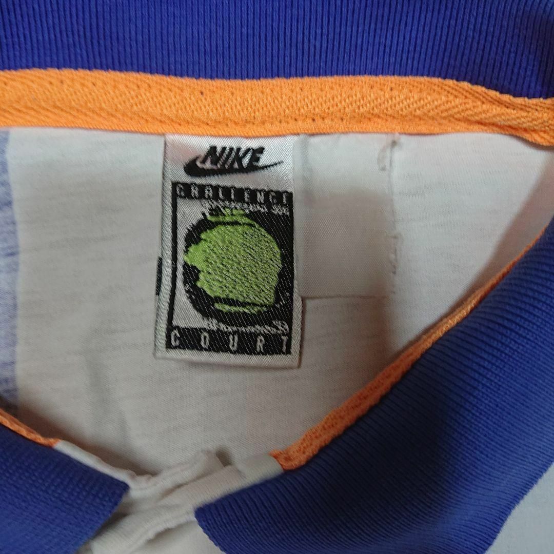 NIKE - 80sNIKE challengecourt古着ナイキポロシャツ NIKE - 80sNIKE challengecourt古着ナイキポロシャツ