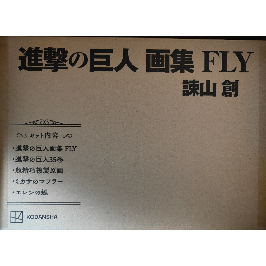 進撃の巨人 画集 FLY　諫山 創 エンタメ/ホビーの漫画(イラスト集/原画集)の商品写真