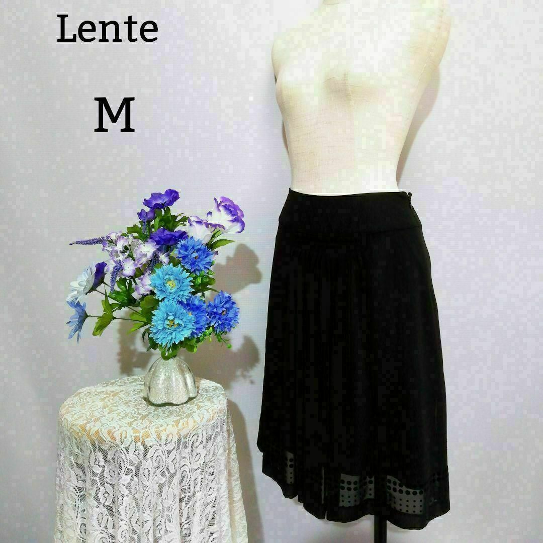 レンテ　極上美品　ひざ丈スカート　Mサイズ レディースのスカート(ひざ丈スカート)の商品写真