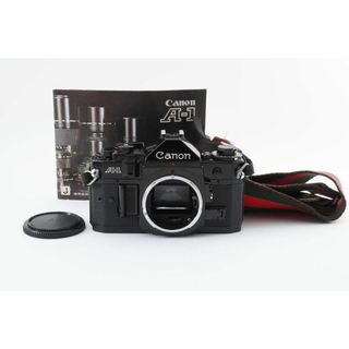 キヤノン(Canon)の超美品 CANON A-1 ブラック 説明書付 モルト新品交換済 C623(その他)