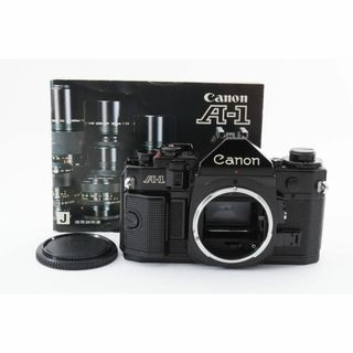 超美品 CANON A-1 ブラック 説明書付 モルト新品交換済 C600