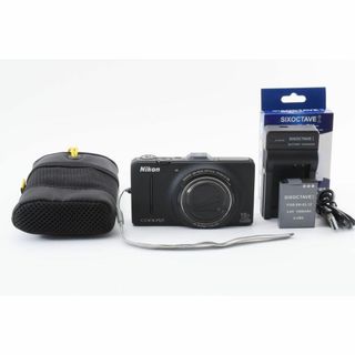 ニコン(Nikon)の超美品　NIKON COOLPIX S9300 ブラック コンパクト C763(コンパクトデジタルカメラ)