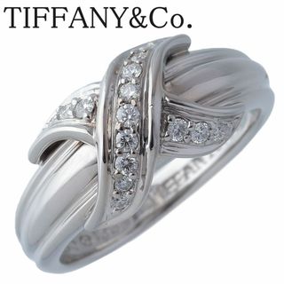 ティファニー(Tiffany & Co.)のティファニー ダイヤ リング シグネチャー 14号 750WG 新品仕上げ済 TIFFANY【16691】(リング(指輪))