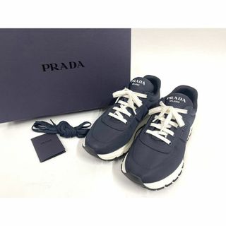 プラダ(PRADA)のPRADA プラダ スニーカー メンズ ネイビー 2EG366 約27cm(スニーカー)