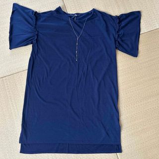 ナイスクラップ　ミニワンピース　ロングTシャツ　フリーサイズ　アクセサリー取外可