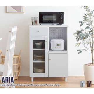 【送料無料】Aria レンジ台 幅60cm キッチン収納 棚