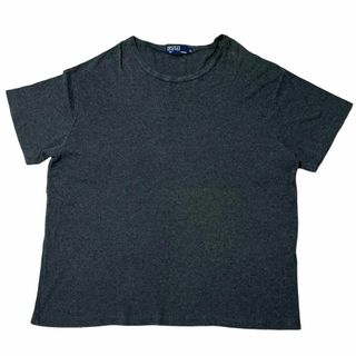 ポロラルフローレン(POLO RALPH LAUREN)の90s ポロラルフローレン 半袖Tシャツ 無地 グレー US古着 e29(Tシャツ/カットソー(半袖/袖なし))