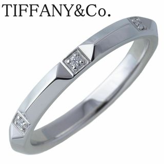 ティファニー(Tiffany & Co.)のティファニー ダイヤ リング トゥルー バンド 現行モデル 6PD 15号 Pt950 ショップカード(2024年) 新品仕上げ済 TIFFANY【17032】(リング(指輪))