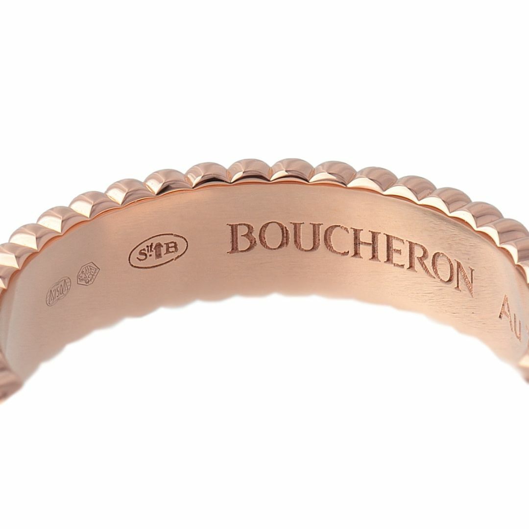 BOUCHERON(ブシュロン)のブシュロン グログラン リング ミディアム #54 Au750PG 箱 新品仕上げ済 BOUCHERON【16807】 レディースのアクセサリー(リング(指輪))の商品写真