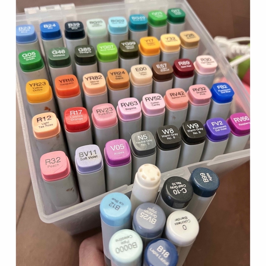 コピックCopic アルコールインク 47色+1本セット！おまけあり ハンドメイドの文具/ステーショナリー(その他)の商品写真