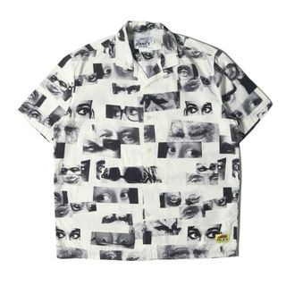 パレス(PALACE)のPALACE パレス シャツ サイズ:L 22SS JIMMYZ グラフィック プリント オープンカラー 半袖シャツ PALACE JIMMYZ SHIRT 開襟 ホワイト 白 トップス カジュアルシャツ【メンズ】【中古】(シャツ)