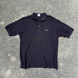 ナイキ(NIKE)のNIKE ナイキ　 ポロシャツ　OLD NIKE ユルダボ　旧タグ　ブラック(ポロシャツ)