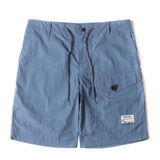 ヒューマンメイド(HUMAN MADE)のHUMAN MADE ヒューマンメイド パンツ サイズ:L 22SS ナイロン ミリタリー ショーツ NYLON MILITARY SHORTS ブルー ボトムス ズボン ショートパンツ【メンズ】【中古】(ショートパンツ)