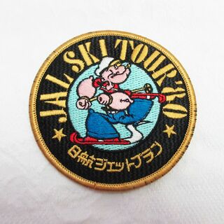 80s JAL SKI TOUR ’80 ワッペン 日航ジェットプラン パッチ (その他)