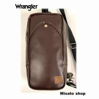 ラングラー(Wrangler)の★Wrangler★ ラングラー メンズ レザー調 ワンショルダーボディバッグ(ボディーバッグ)