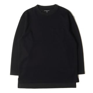 Engineered Garments エンジニアドガーメンツ サイズ:XS ポケット ウール ポリナイロン ニットソー セーター カットソー プルオーバー ブラック 黒 USA製 トップス 長袖【メンズ】【中古】