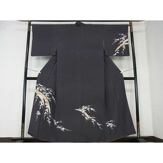 平和屋2■訪問着　駒刺繍　松竹梅　雪芝花文　金彩　逸品　DAAB8167ps(着物)