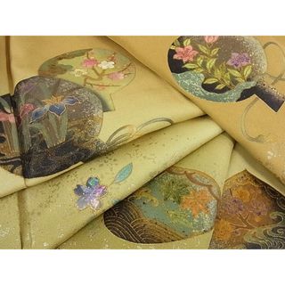 平和屋2■訪問着　螺鈿　舞桜　鏡裏花文　暈し染め　金銀彩　逸品　DAAB8129ps(着物)