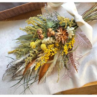 紫陽花&クリスマスローズ ナチュラルスワッグ 橤 purple eleganceの 紫陽花&クリスマスローズ ナチュラルスワッグ 橤 purple eleganceの
