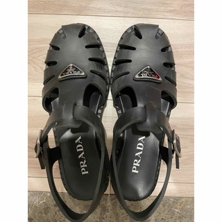 プラダ(PRADA)のプラダ  グルカサンダル　ブラック(サンダル)