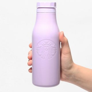 スターバックスコーヒー(Starbucks Coffee)のスタバ☆ステンレスロゴボトルパールラベンダー(タンブラー)