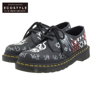 ドクターマーチン(Dr.Martens)のドクターマーチン 美品 DR. MARTENS ドクターマーチン REWORKED REBEL コレクション 3ホール シューズ レディース ブラック UK 4 1461 UK 4(その他)