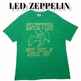 00s古着レッドツェッペリンビッグプリントTシャツLED-ZEPPELINバンT(Tシャツ/カットソー(半袖/袖なし))