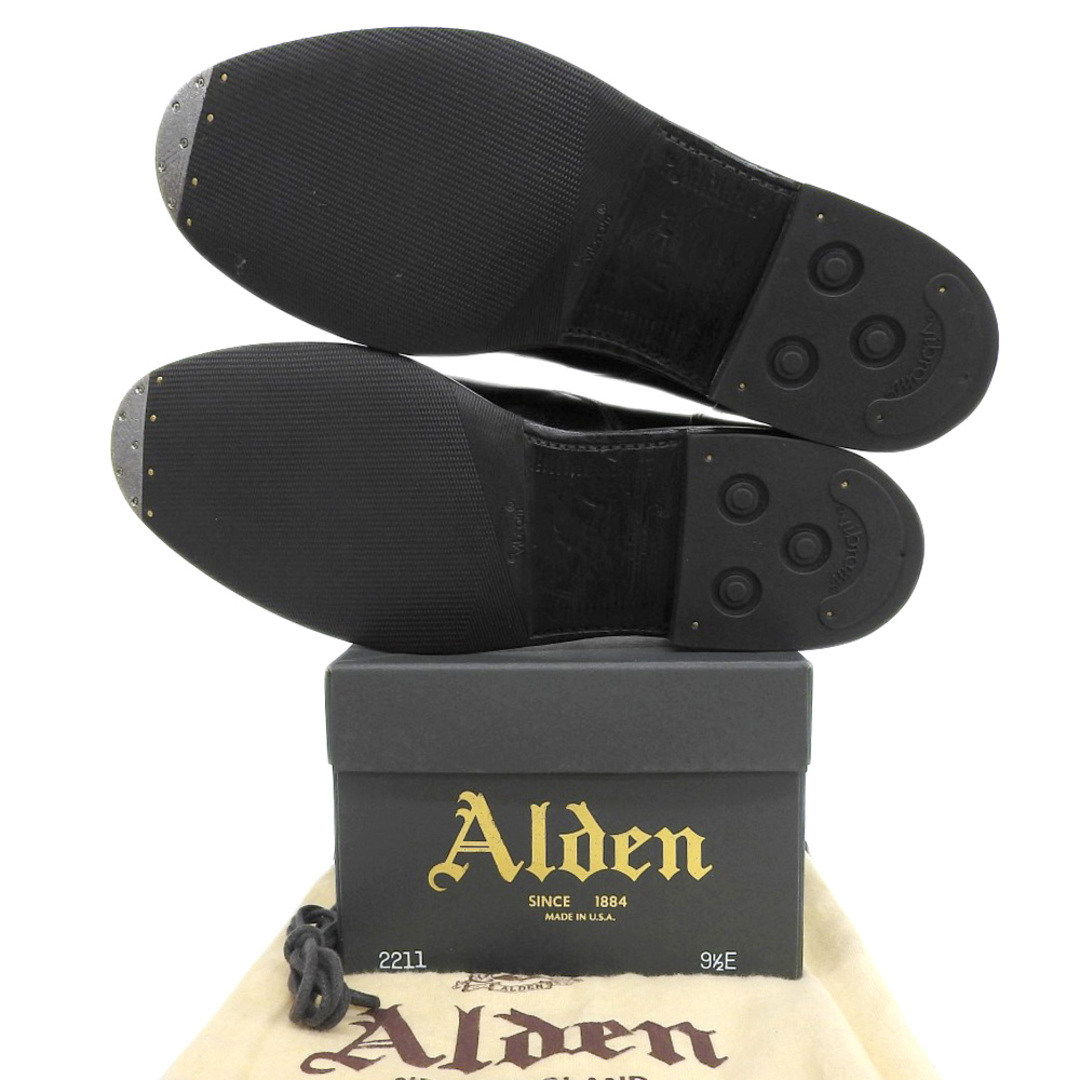 Alden(オールデン)のオールデン 美品 Alden オールデン nst 2211 コードバン Vチップシューズ メンズ ブラック 9 1/2 9 1/2 メンズの靴/シューズ(その他)の商品写真