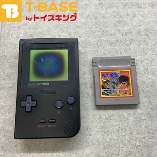 任天堂/Nintendo/ニンテンドーゲームボーイポケット本体MGB-001ブラックゲームボーイGB魁男塾冥凰島決戦セット(携帯用ゲーム機本体)