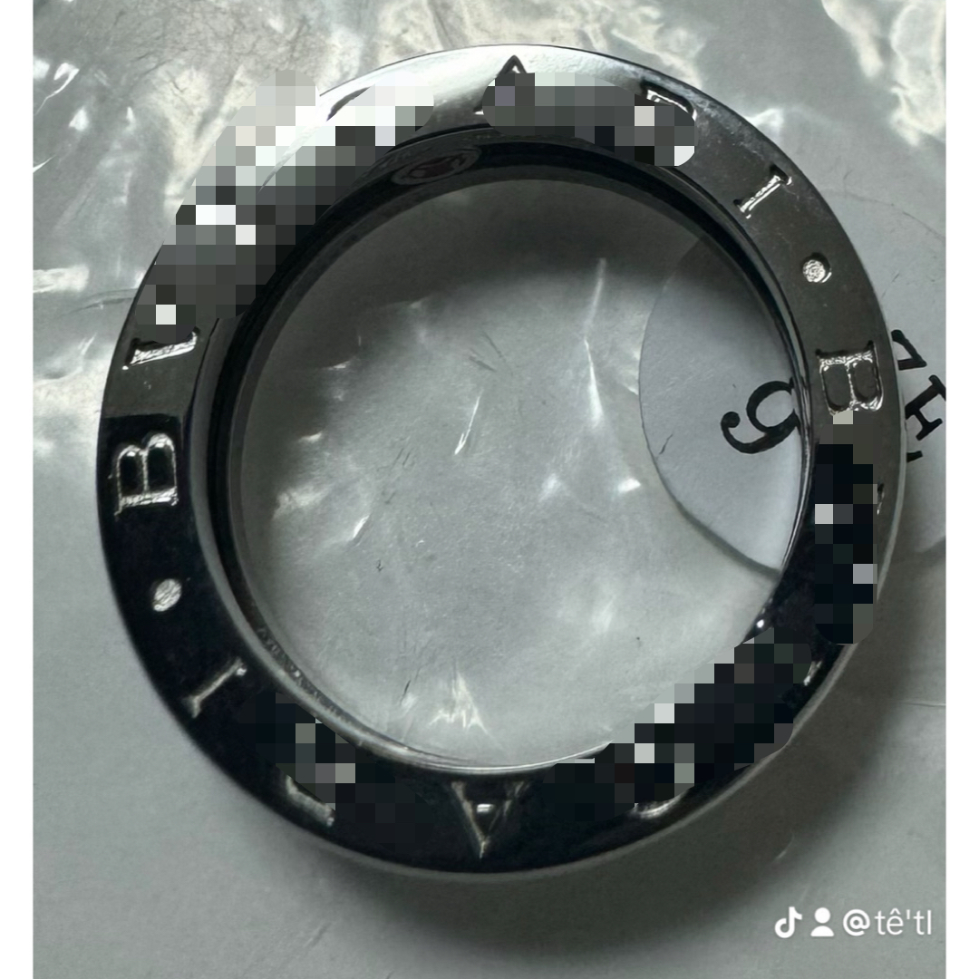 リング　指輪　シルバー&ブラック レディースのアクセサリー(リング(指輪))の商品写真